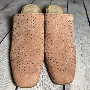 Women’s Sole/Society Lilliane Studded Mule Bootie